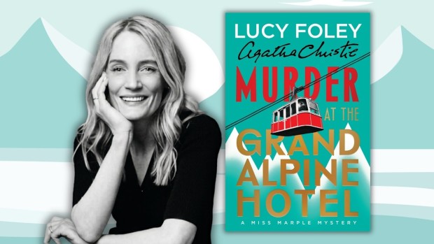 Image of author and her book