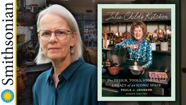 Image of Johnson and her book