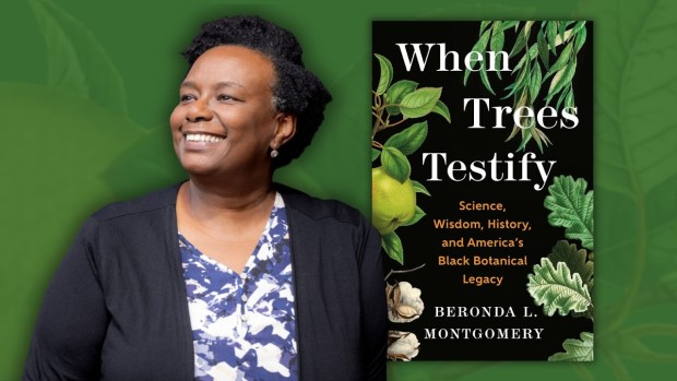 Image of Montgomery and her book cover