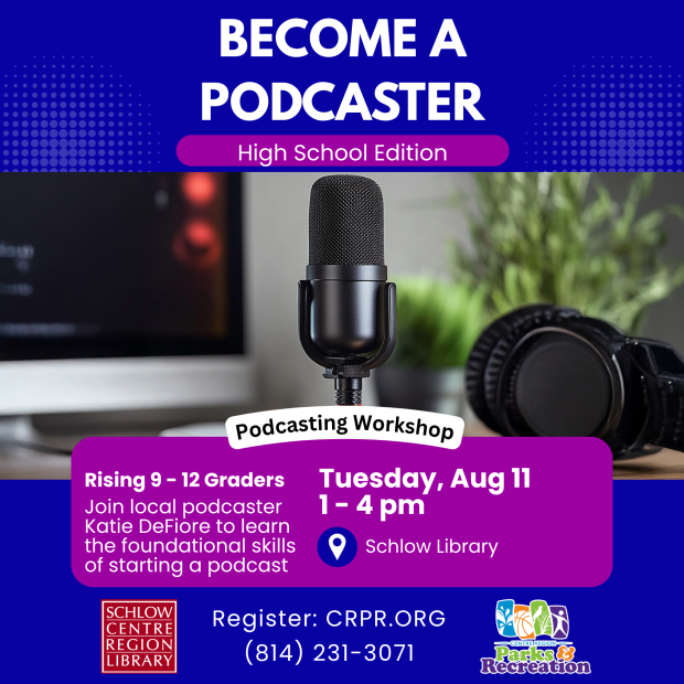 Image of microphone and title information