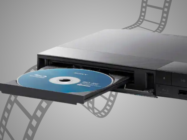 Sony DVD player image with background
